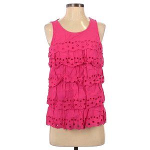 Sleeveless Fuschia Pink Elle blouse